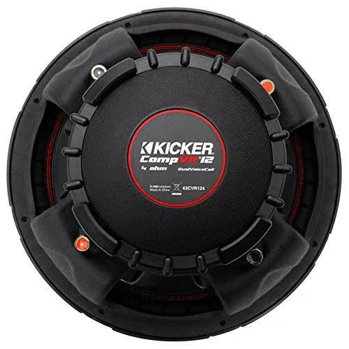 2 Dual Voice Coil 4-Ohm Car Stereo Subwoofers T702