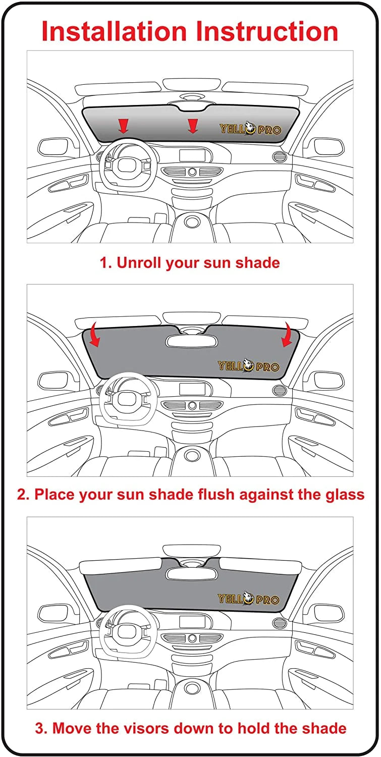 Front Windshield Sunshade for Ford Transit Van D94097