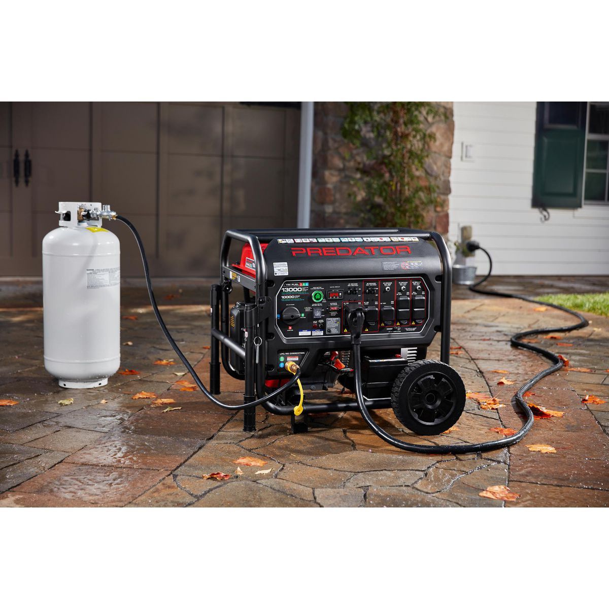 13,000 Watt Tri-Fuel Portable Generator with Remote Start K4205