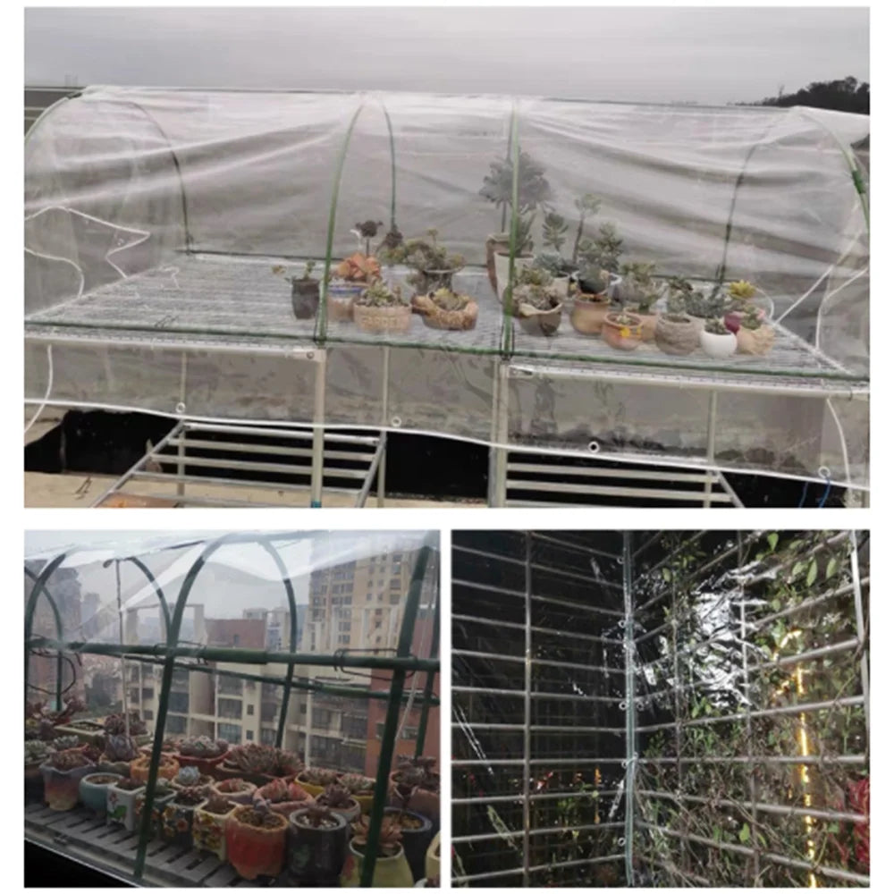 Transparent Waterproof 4 Layers Garden Plants Cover B77322