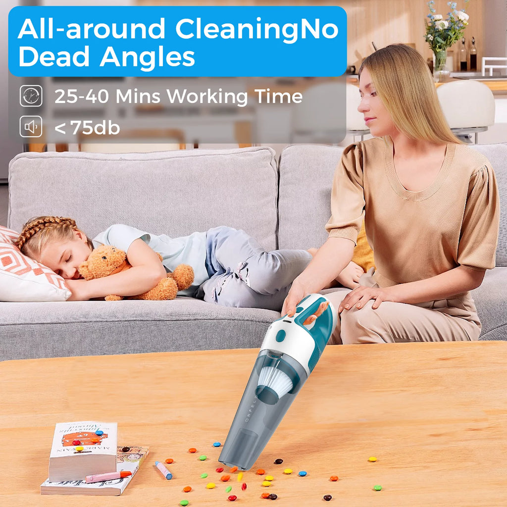 Handheld Cordless Vacuum with 8.5Kpa Cyclonic Suction O15635