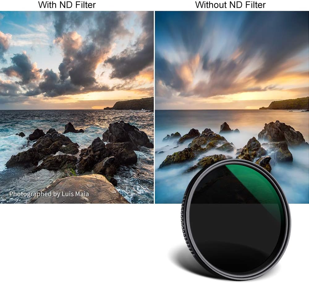 77mm Variable Neutral Density Filter ND8-ND2000, Pack of 2 P102
