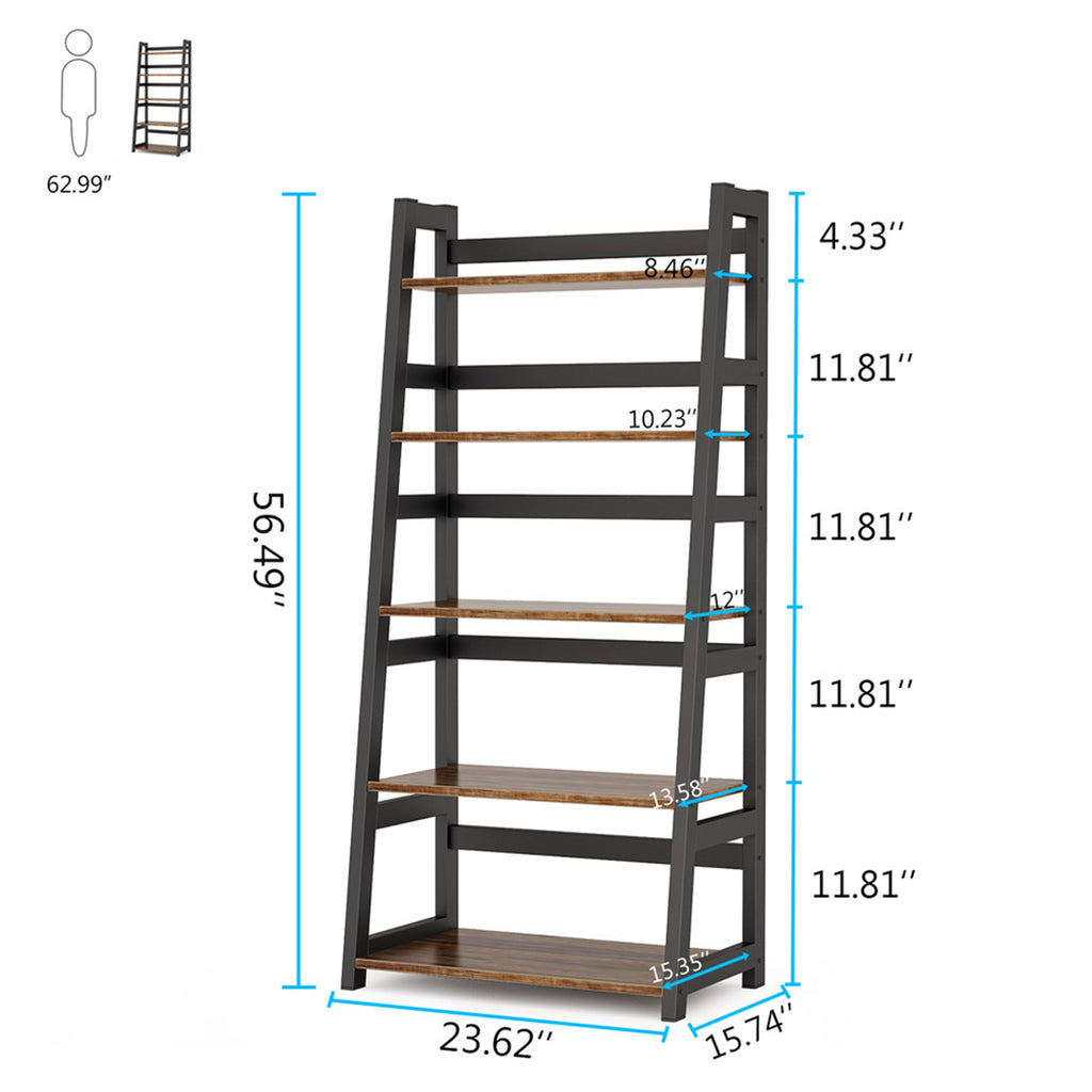 5-Tier Modern Bookshelf C557384