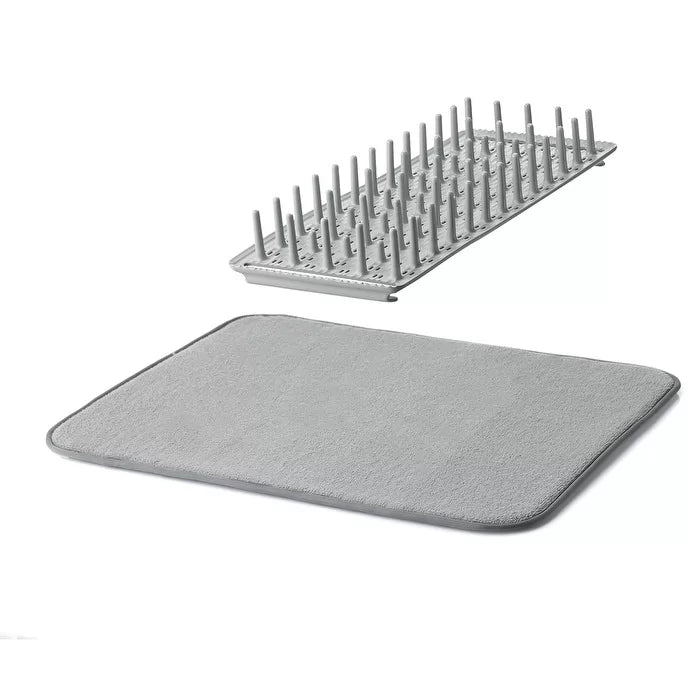 Dish Drainer With Mat Milk White G20658