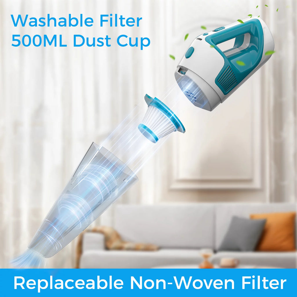 Handheld Cordless Vacuum with 8.5Kpa Cyclonic Suction O15635
