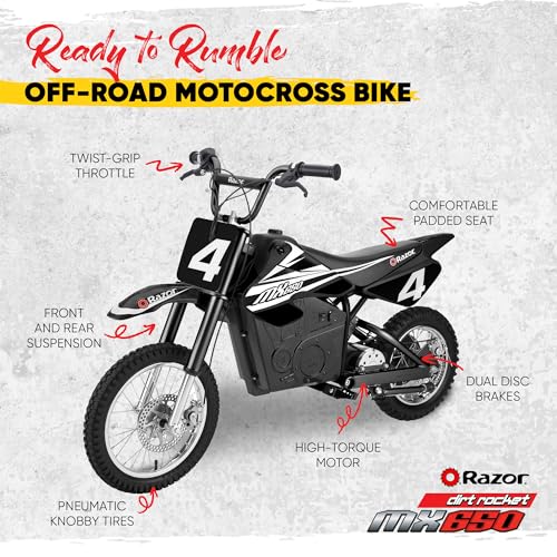 36V Electric Motocross Bike with Front & Rear Suspension R780
