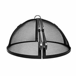 30x22 Carbon Steel Hinged Round Fire Pit Safety Screen V769033