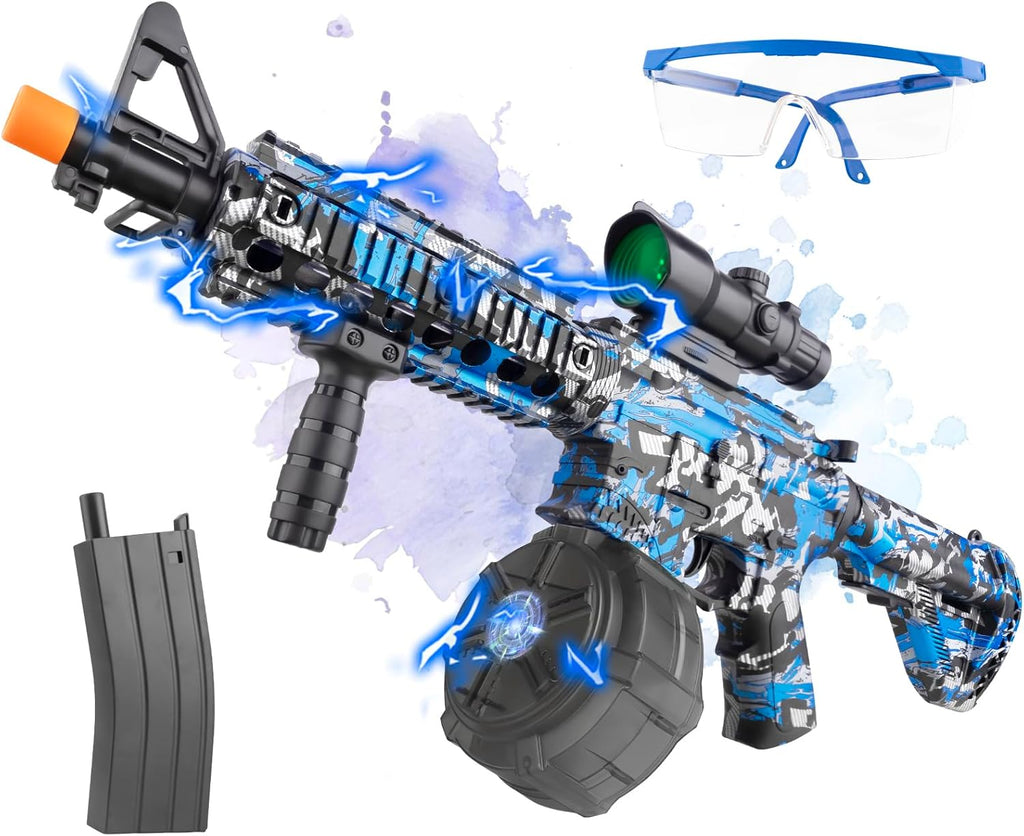 Blue Electric Gel Ball Blaster with Goggles L610
