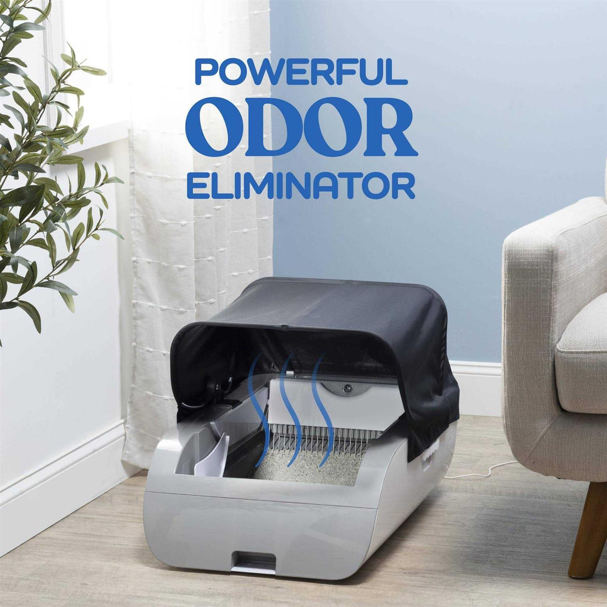 Automatic Self Cleaning Cat Litter Box with Odor Eliminator P948736