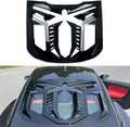 Rear Window Louvers ABS Material Matte Black B608