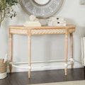 Brown Wood Console Table N889