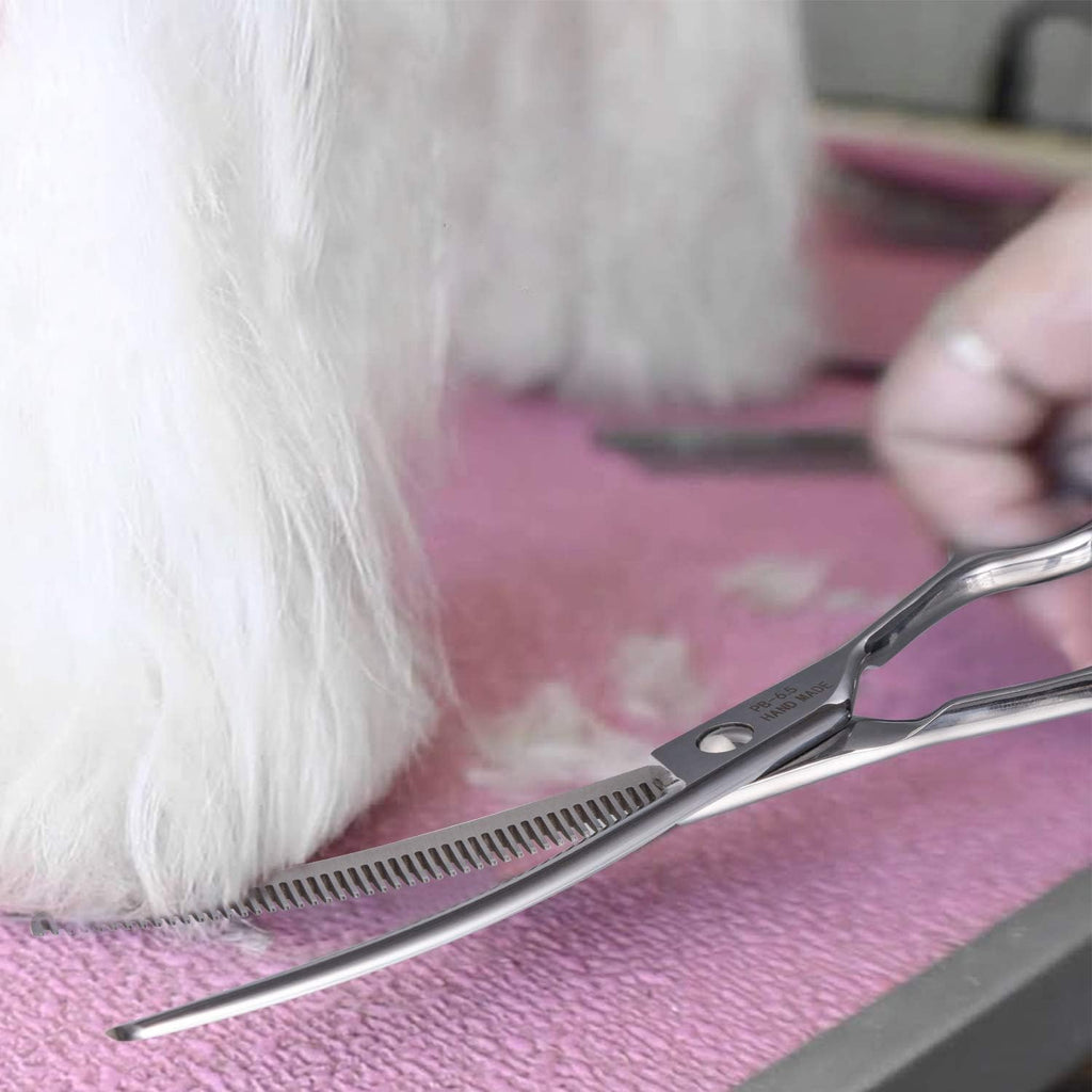6.5 Inch Dog Grooming Scissors Japanese Stainless Steel Silver N372967