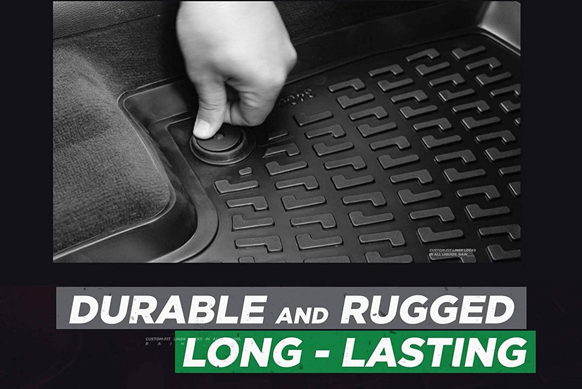 Cargo Liners Compatible with Hyundai Accent Sedan 2012-2017 Pack of 2 S2557