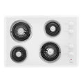 White 4 Element Coil Electric Cooktop C43873