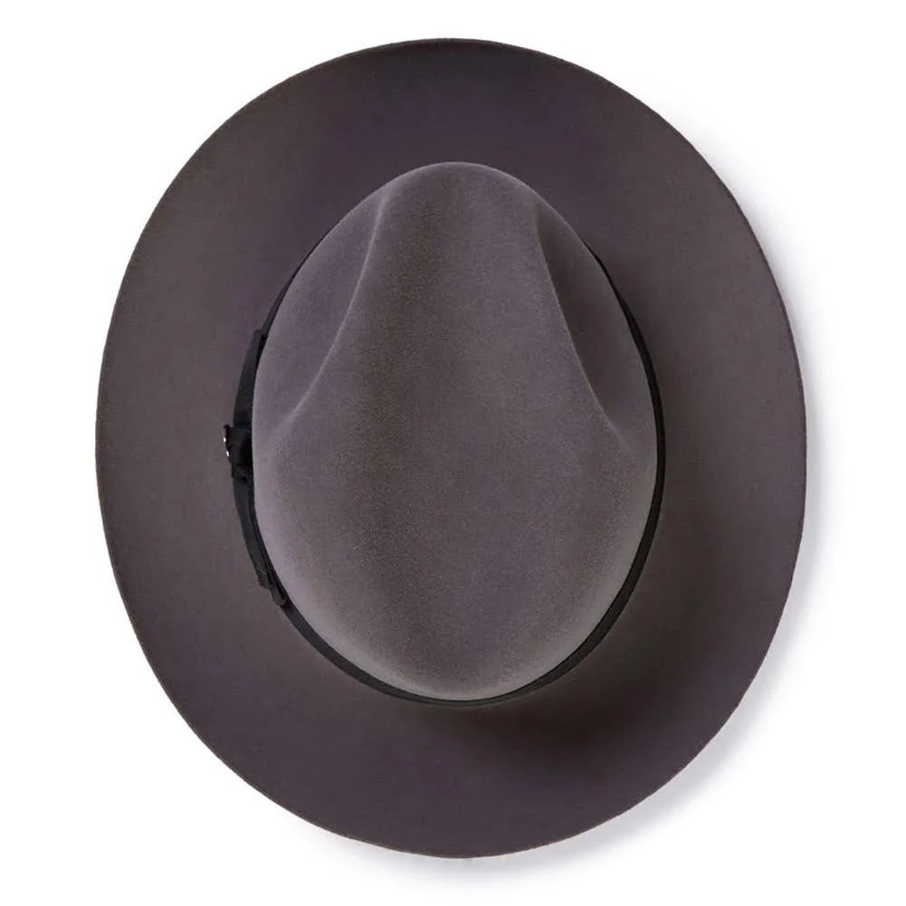 Caribou Fur Felt Fedora Hat Size 7 3/4 N411112