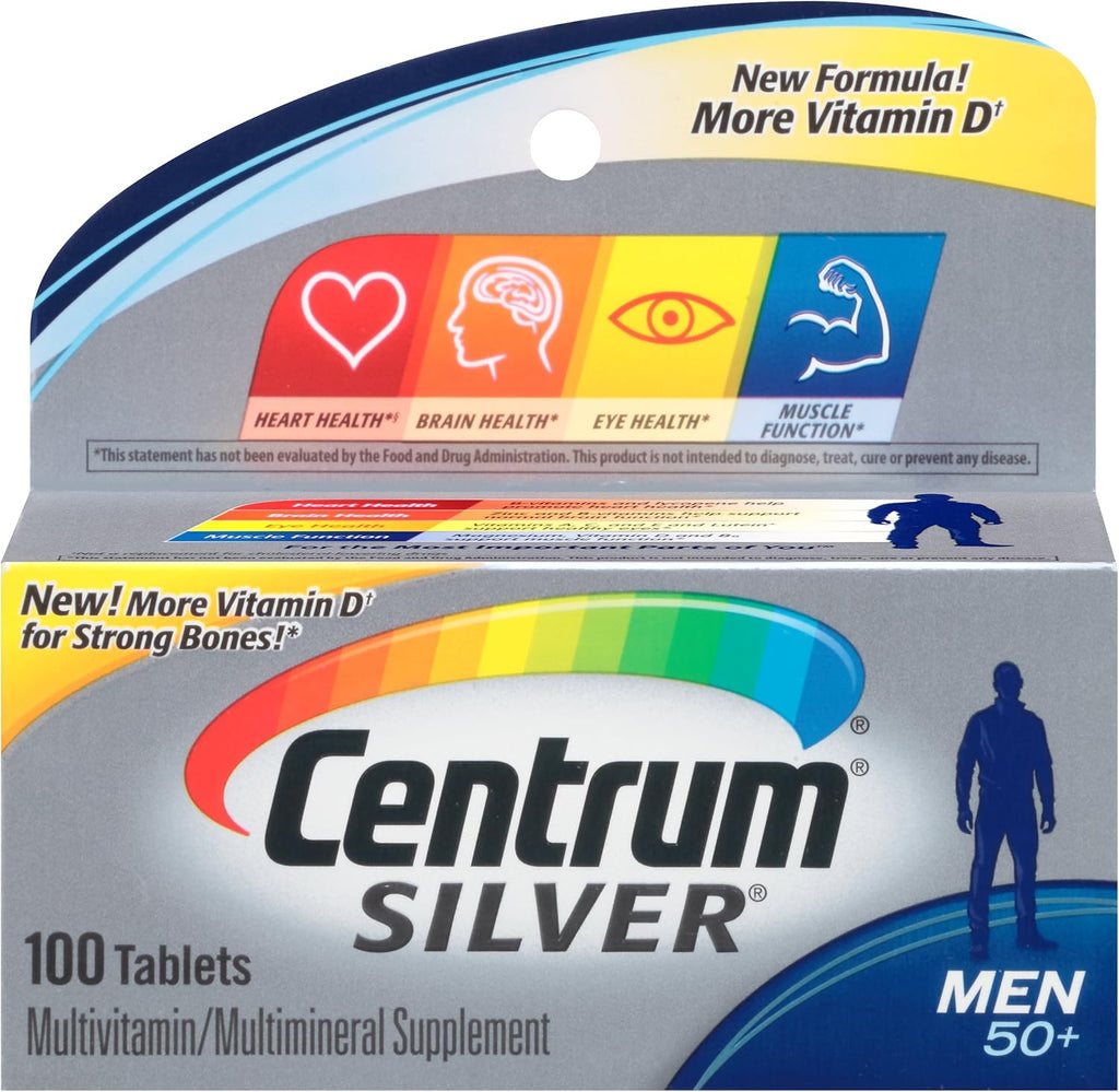 100 Count Multivitamin Multimineral Supplement Tablet X450