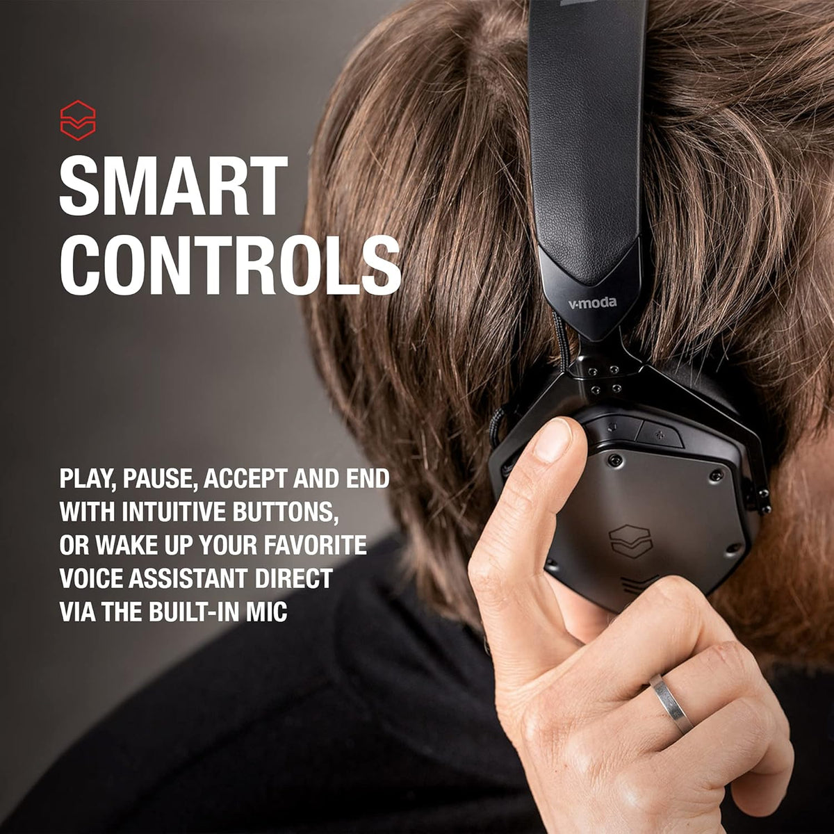 Matte Black Noise Cancelling Wireless Over-Ear Headphones J497