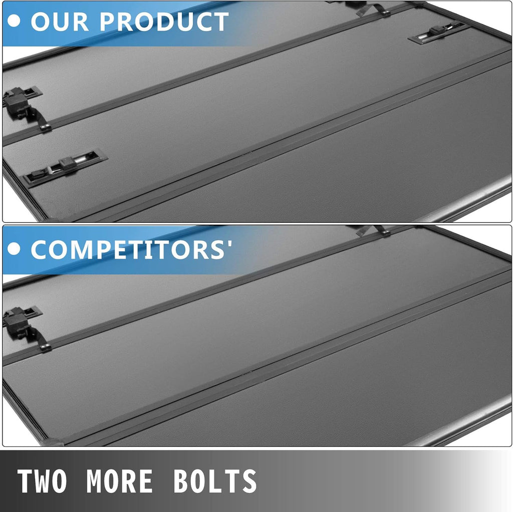 Tri-Fold Hard Truck Bed Tonneau Cover 6 FT Z3212