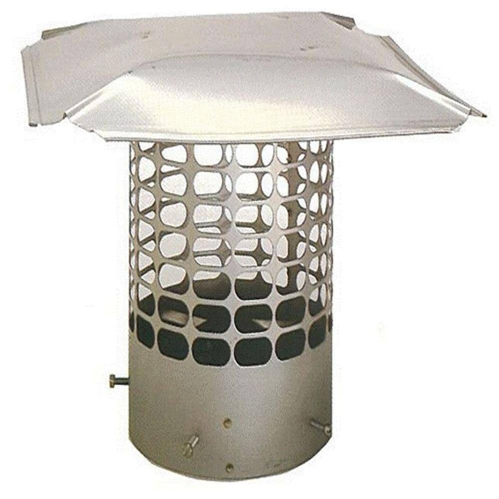 6-Inch Stainless Steel Round Chimney Cap Z236421