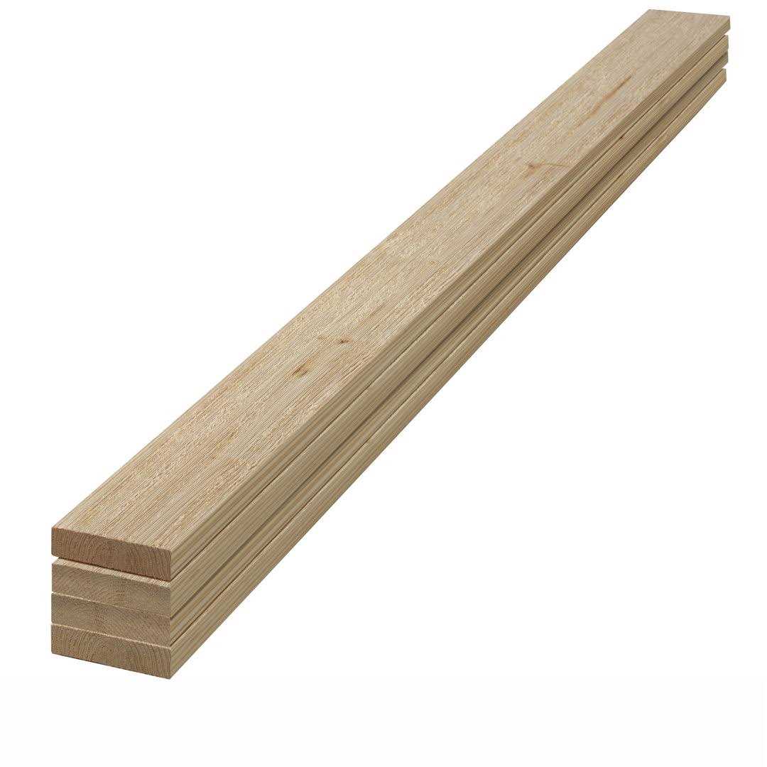 1 in. x 4 in. x 8 ft. Barn Wood Pine Trim Board V72955