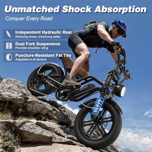 Electric Bike 750W 48V 13Ah Battery 20" Fat Tire B635142