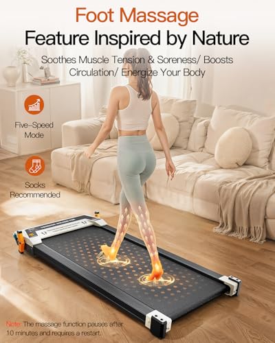 Walking Pad Treadmill with Incline, 2 in 1 Walking Machine Q711013