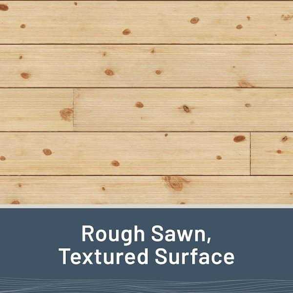 1 in. x 4 in. x 8 ft. Barn Wood Pine Trim Board V72955