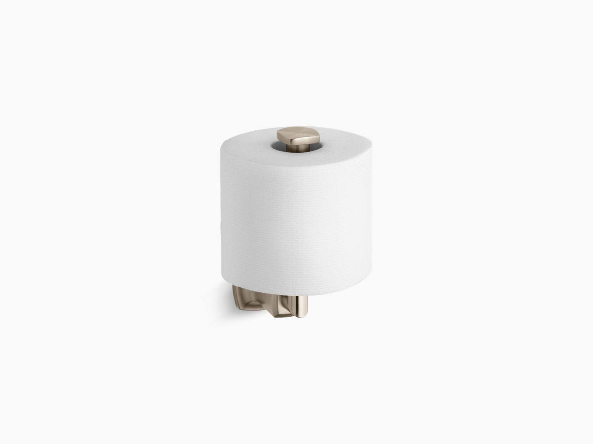 Brushed Bronze Vertical Toilet Tissue Holder Z8942