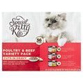Beef Chicken Turkey Cheese Flavor Gravy Sliced Wet Cat Food Variety Pack P50664