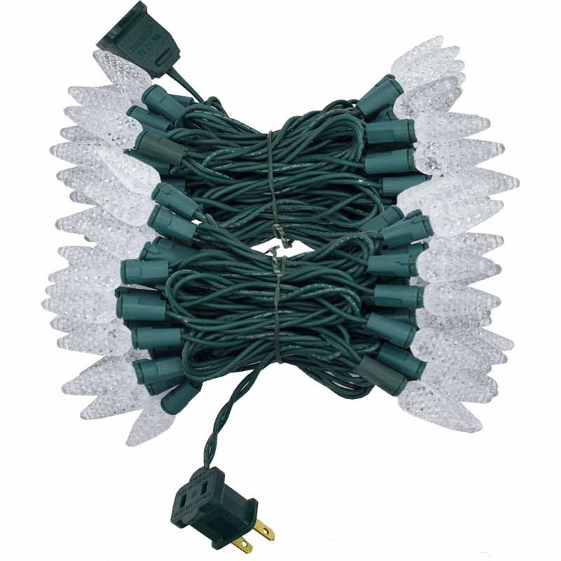 24.8ft 100-Count LED C5 Christmas String Lights O8200