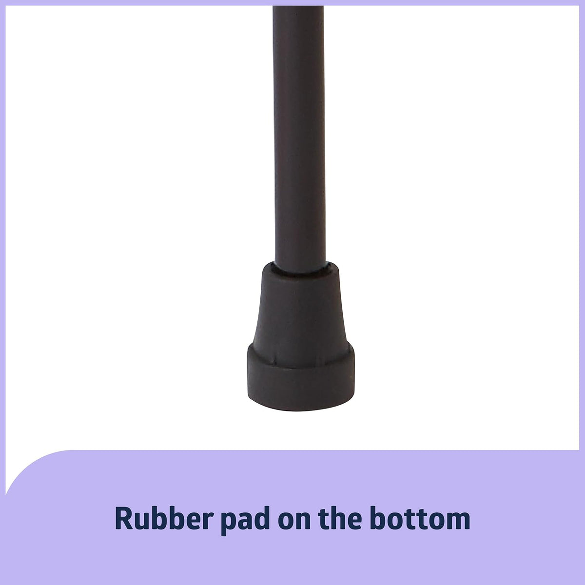 Black Aluminum Offset Walking Cane S732177