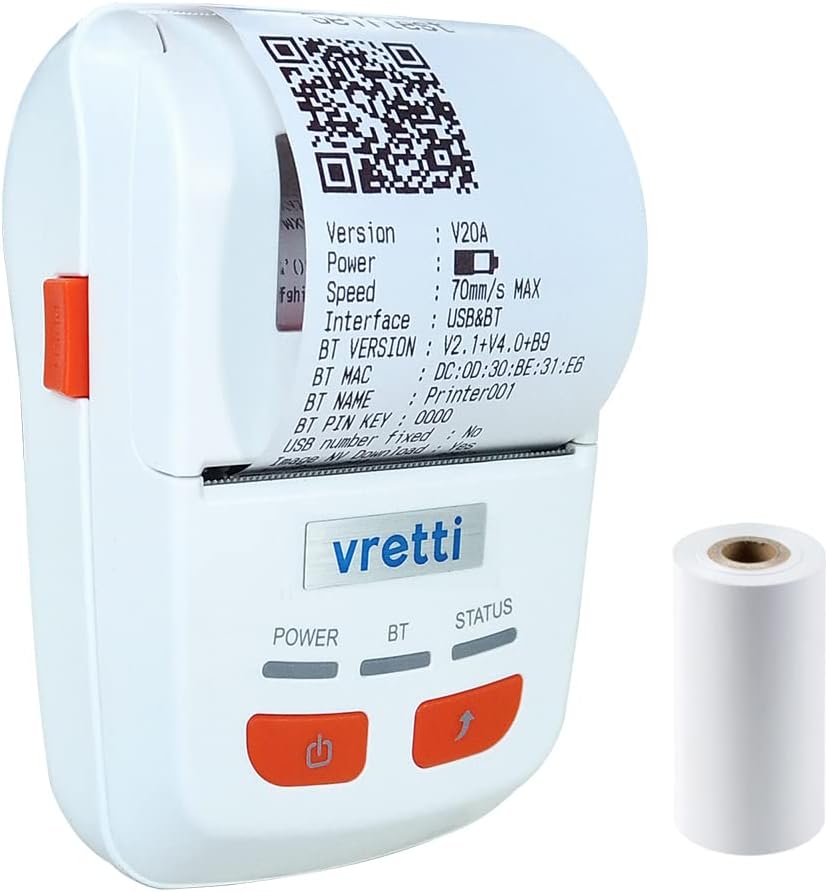 80mm Direct Thermal Receipt Printer with USB Serial LAN Port E557