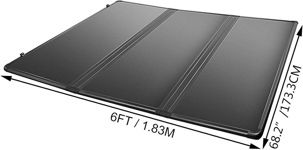 Tri-Fold Hard Truck Bed Tonneau Cover 6 FT Z3212