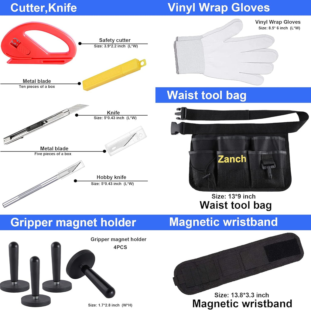 Tool Waist Bag Kit Window Tint Vinyl Wrap Tools C21240