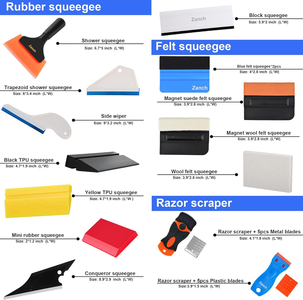 Tool Waist Bag Kit Window Tint Vinyl Wrap Tools C21240
