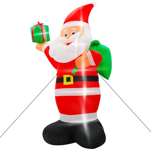 15FT Inflatable Santa Claus with 8pcs LED H10577