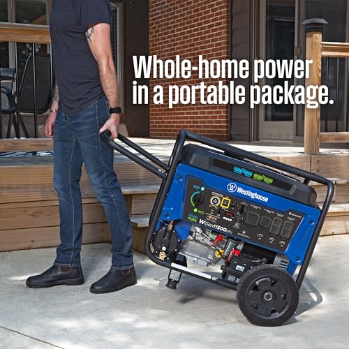 12500 Peak Watt Tri-Fuel Portable Generator W5402