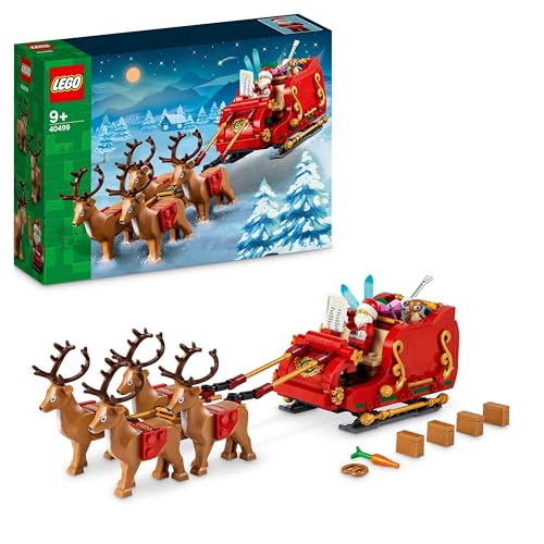 LEGO Santa's Sleigh Building Toy Set with Santa Claus Figurine & Reindeer E681