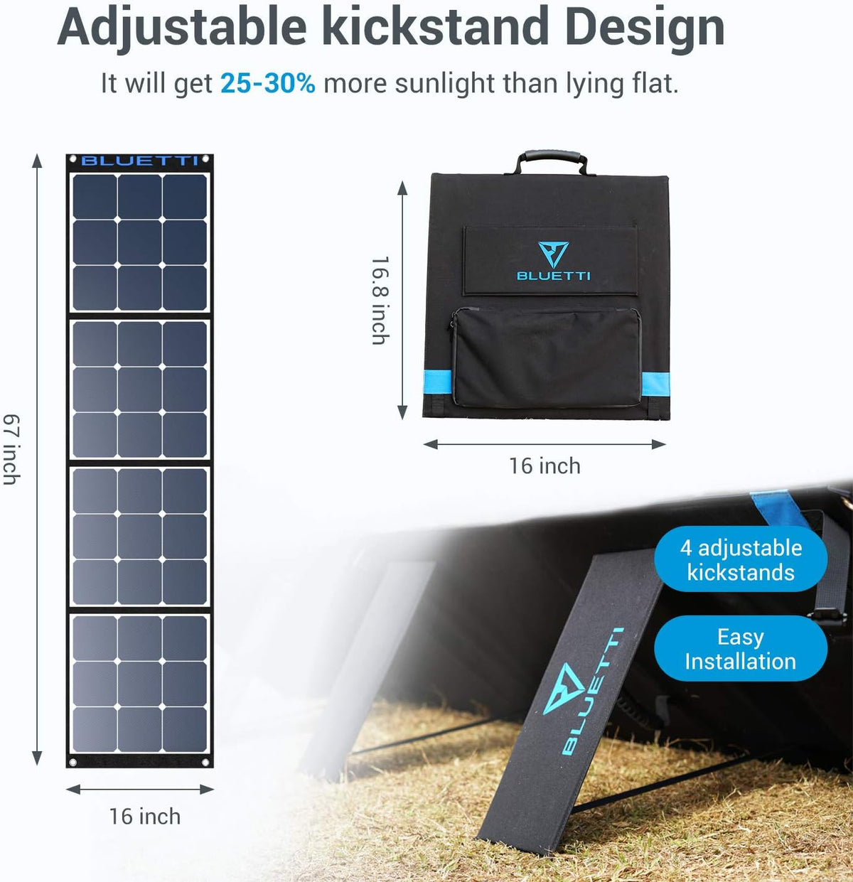 120W Portable Foldable Solar Panel C2876