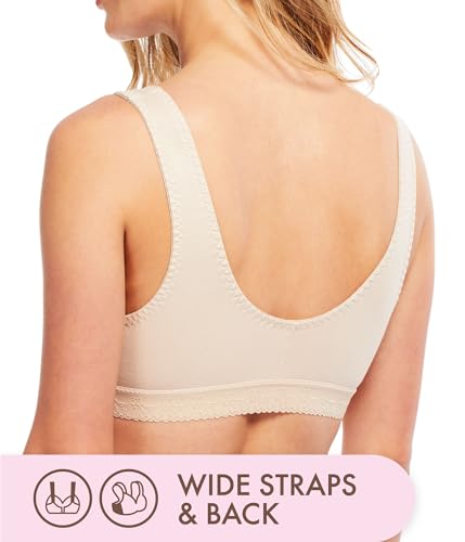 Front Closure Wireless Cotton Bra Q305093