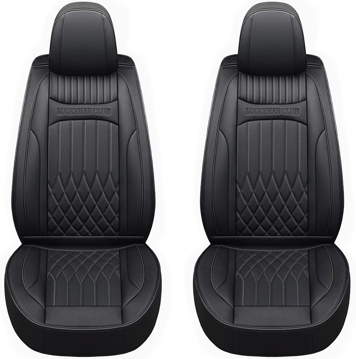 Universal Car Seat Covers Full Set Black/Red Q95827