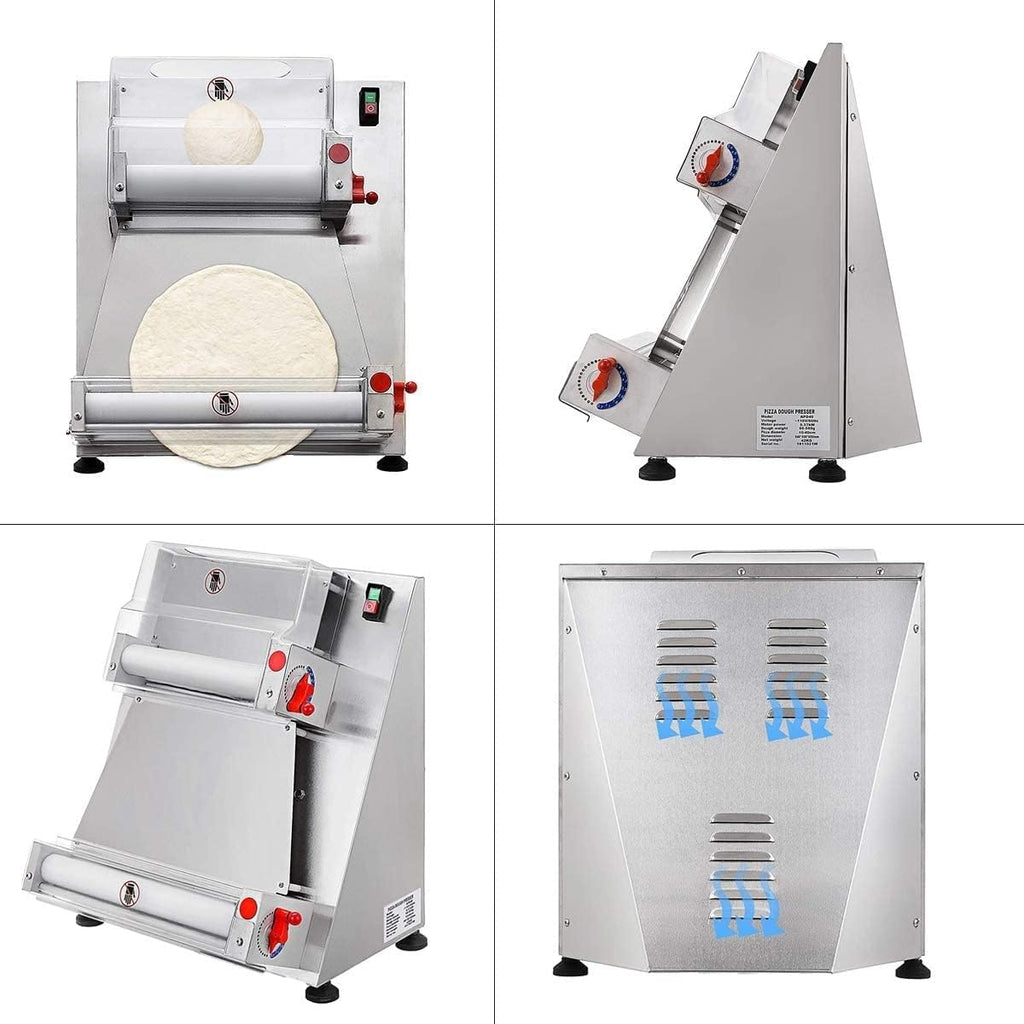 Pizza Press, Automatic Pizza Dough Roller Machine, Commercial Dough Sheeter Maker D9993