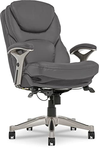 Opportunity Gray Bonded Leather Executive Office Chair E669515