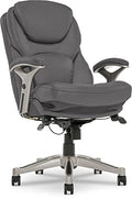 Opportunity Gray Bonded Leather Executive Office Chair E669515