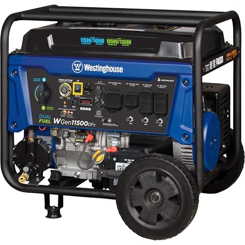 12500 Peak Watt Tri-Fuel Portable Generator W5402