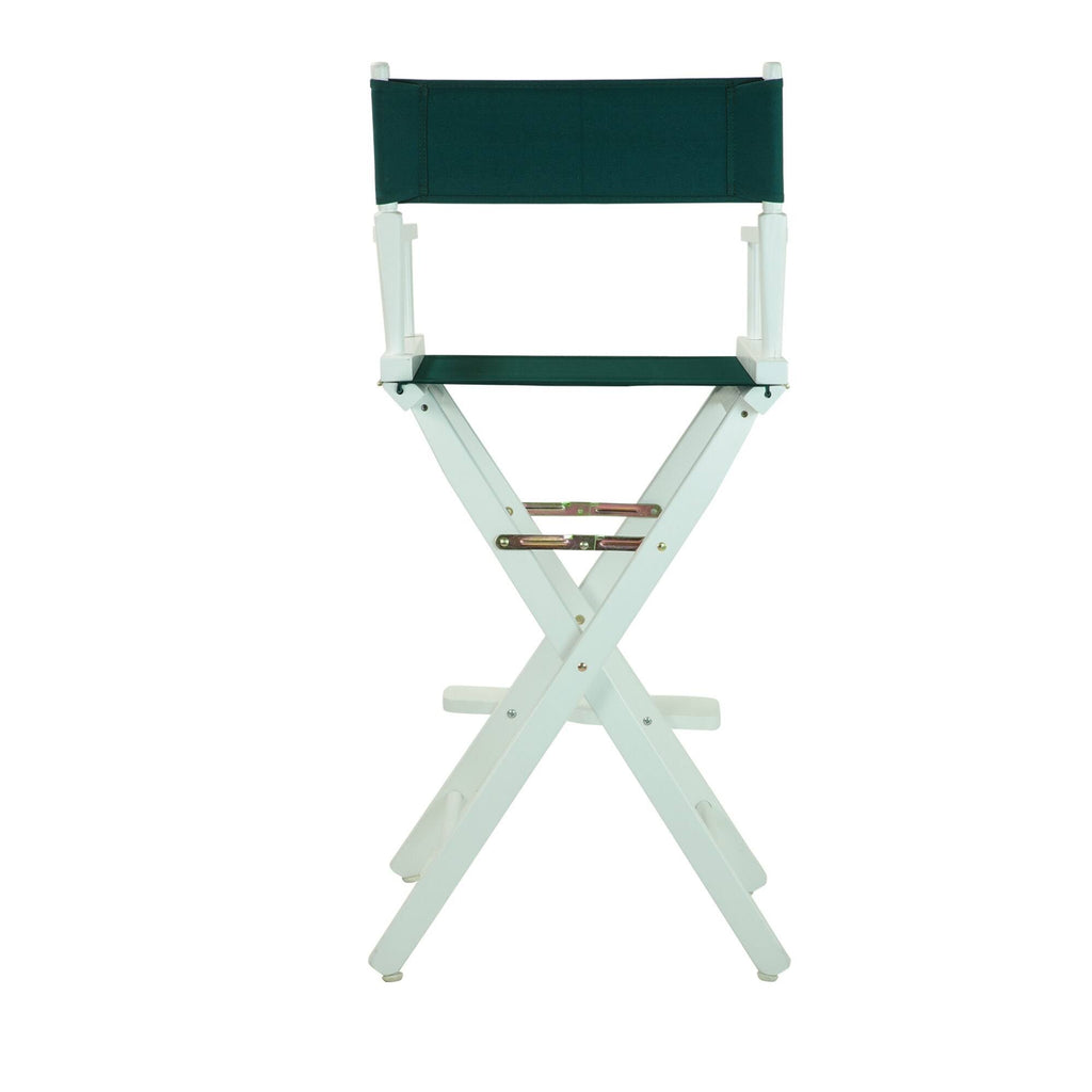 Director's Chair White Frame Tangerine Canvas Z4536
