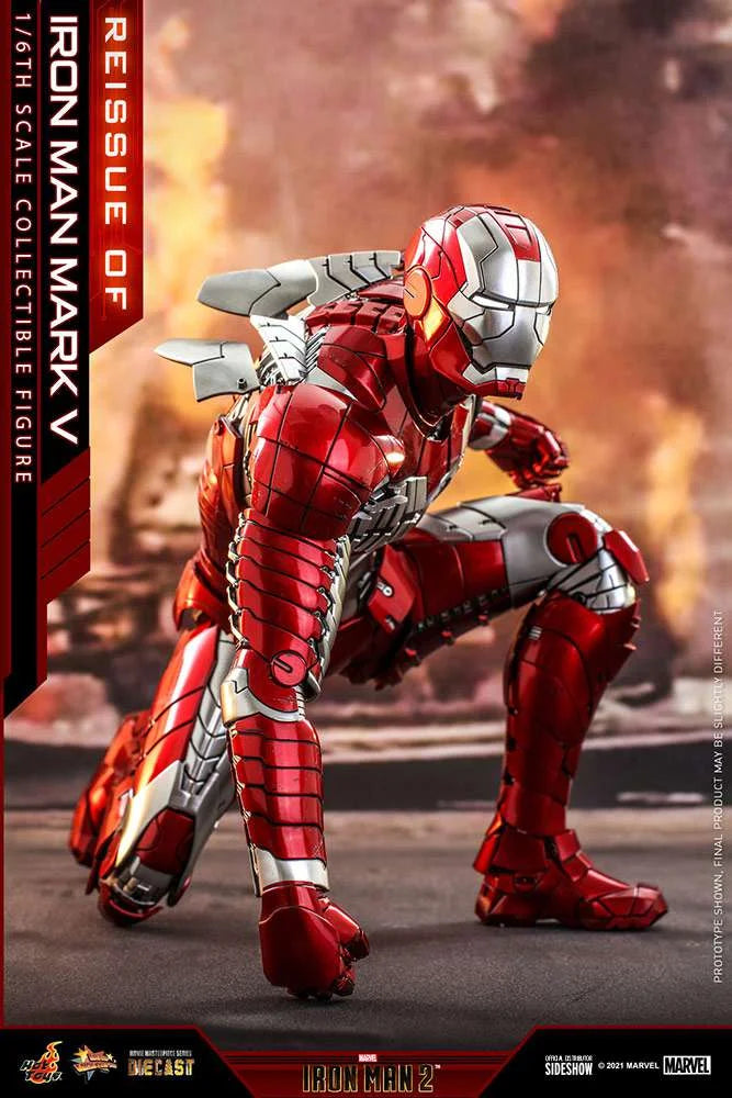 Diecast Iron Man Mark V Collectible Figure Y79427