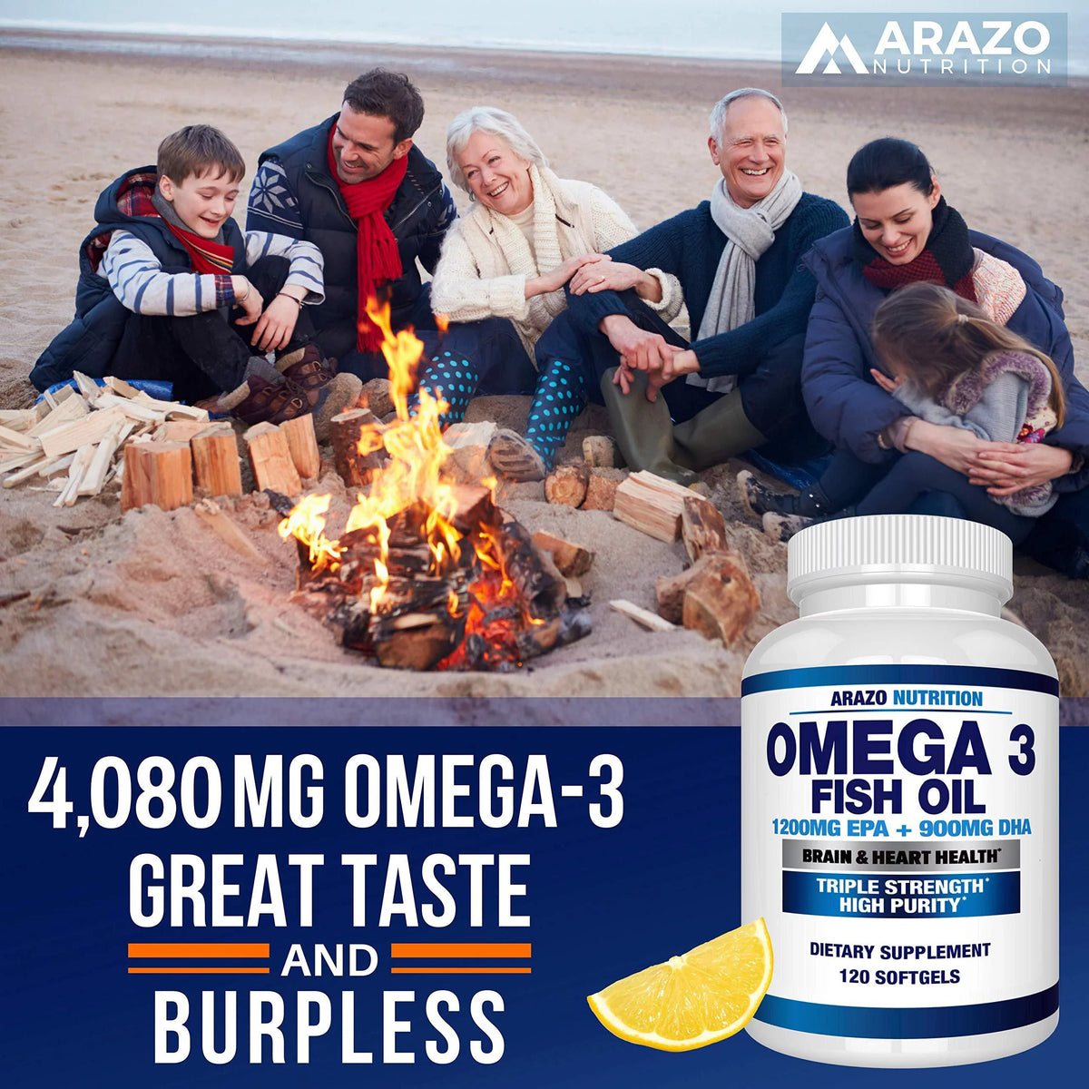 2250mg Omega 3 Fish Oil Q7538