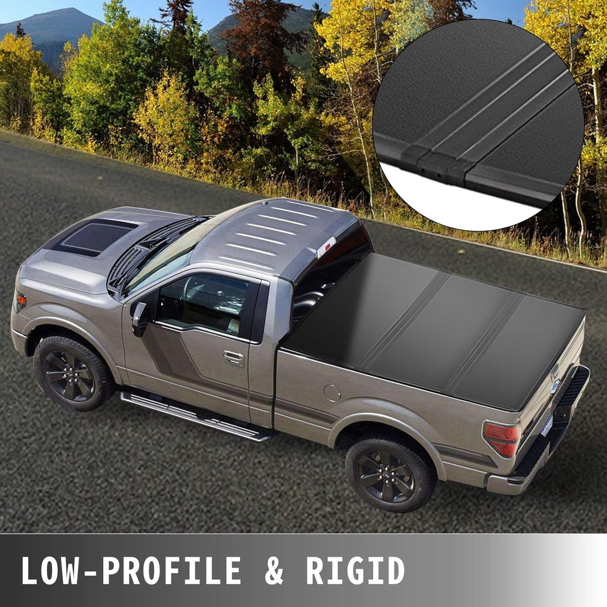 Tri-Fold Hard Truck Bed Tonneau Cover 6 FT Z3212