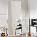 Black 65"x24" Full Length Mirror with Aluminum Alloy Frame B478